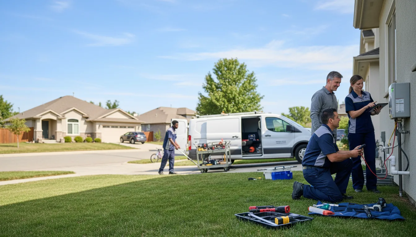 Tankless water heater service in Mound, MN